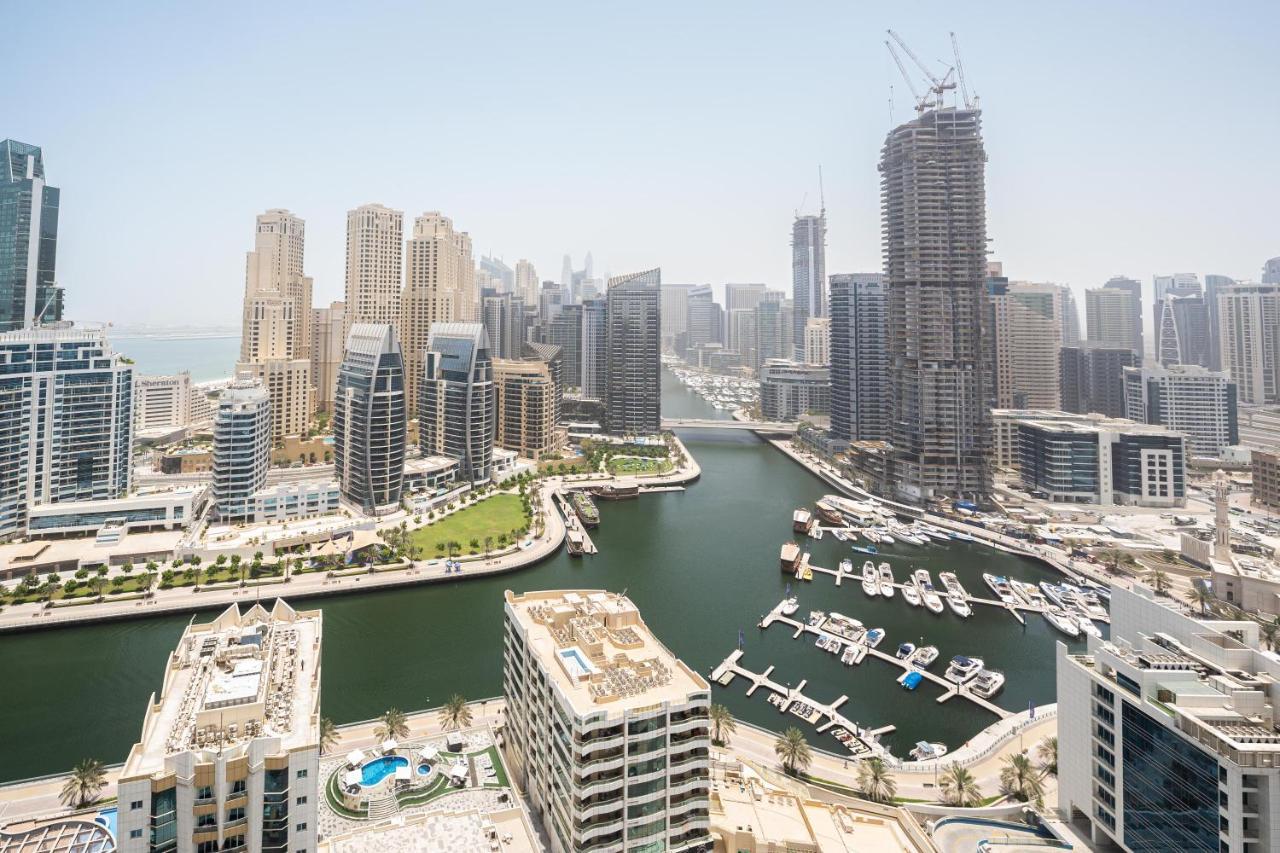 Fam Living - Marina Marvel - Studio Apartment With Breathtaking Views In Studio One Tower Dubaj Kültér fotó